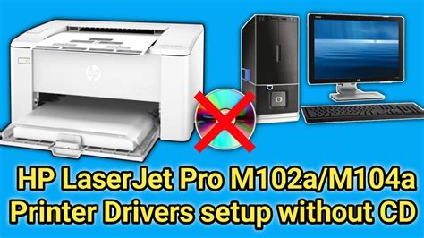 HP LaserJet Pro M104a Printer Setup .